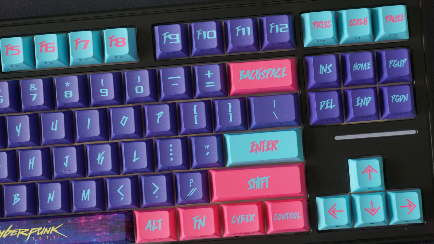 cyberpunk keycaps