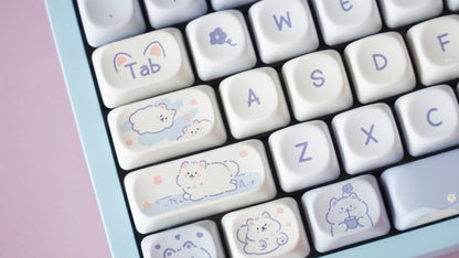 pomeranian keycaps