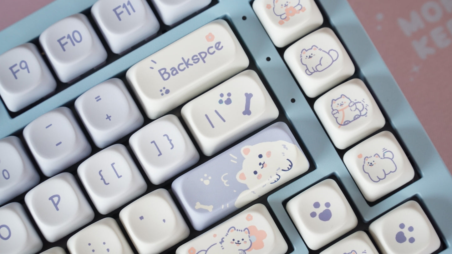 pomeranian keycaps