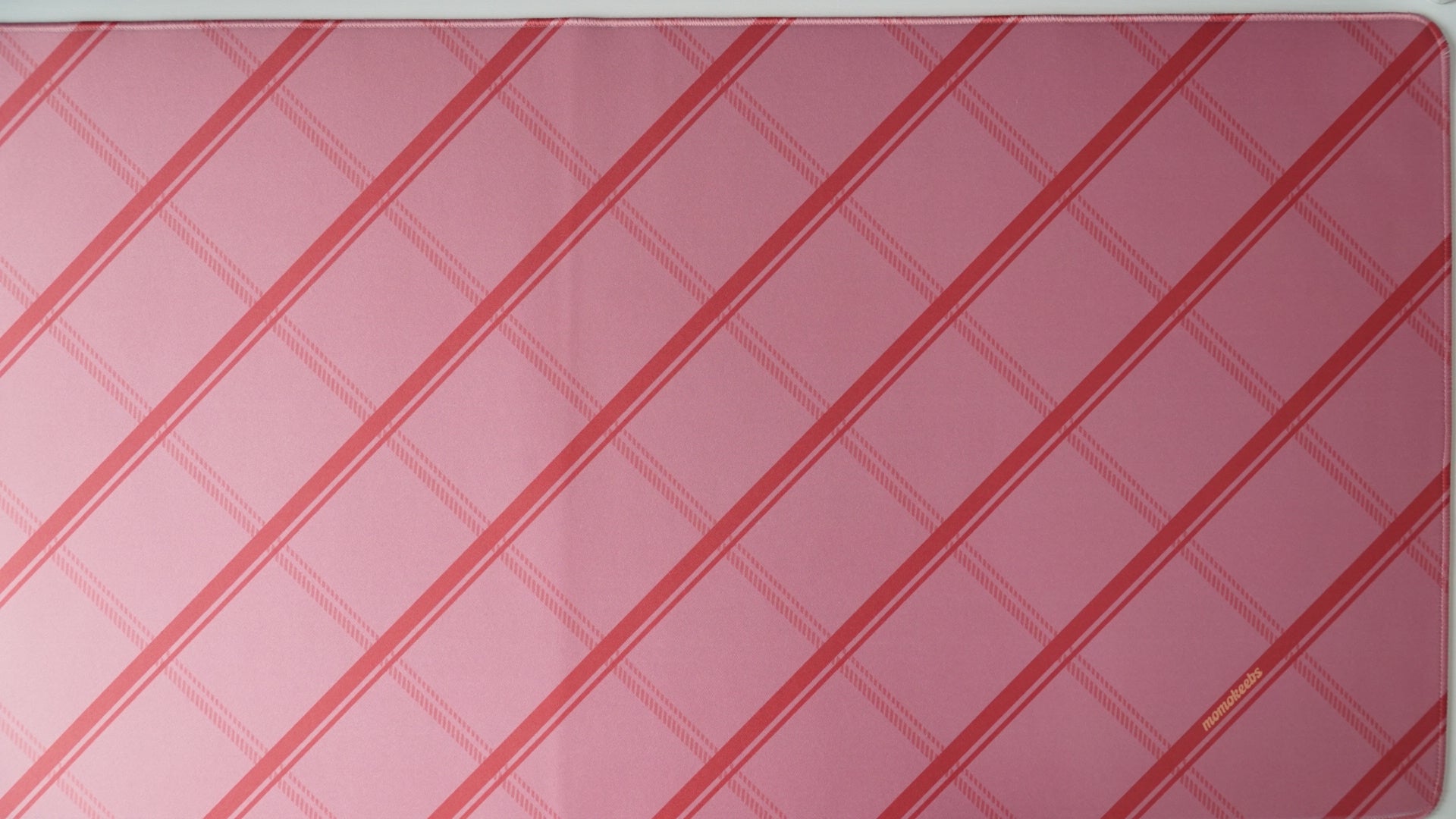 plaid pattern deskmats
