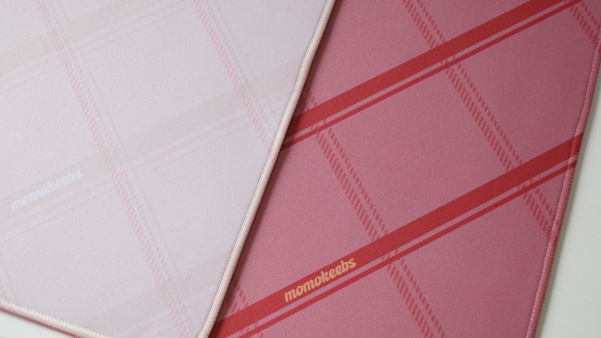 plaid pattern deskmats