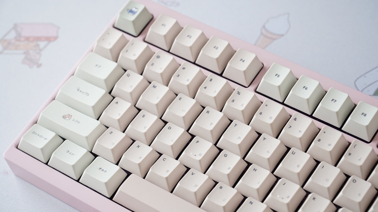 [P.O open] konbini kats keycaps