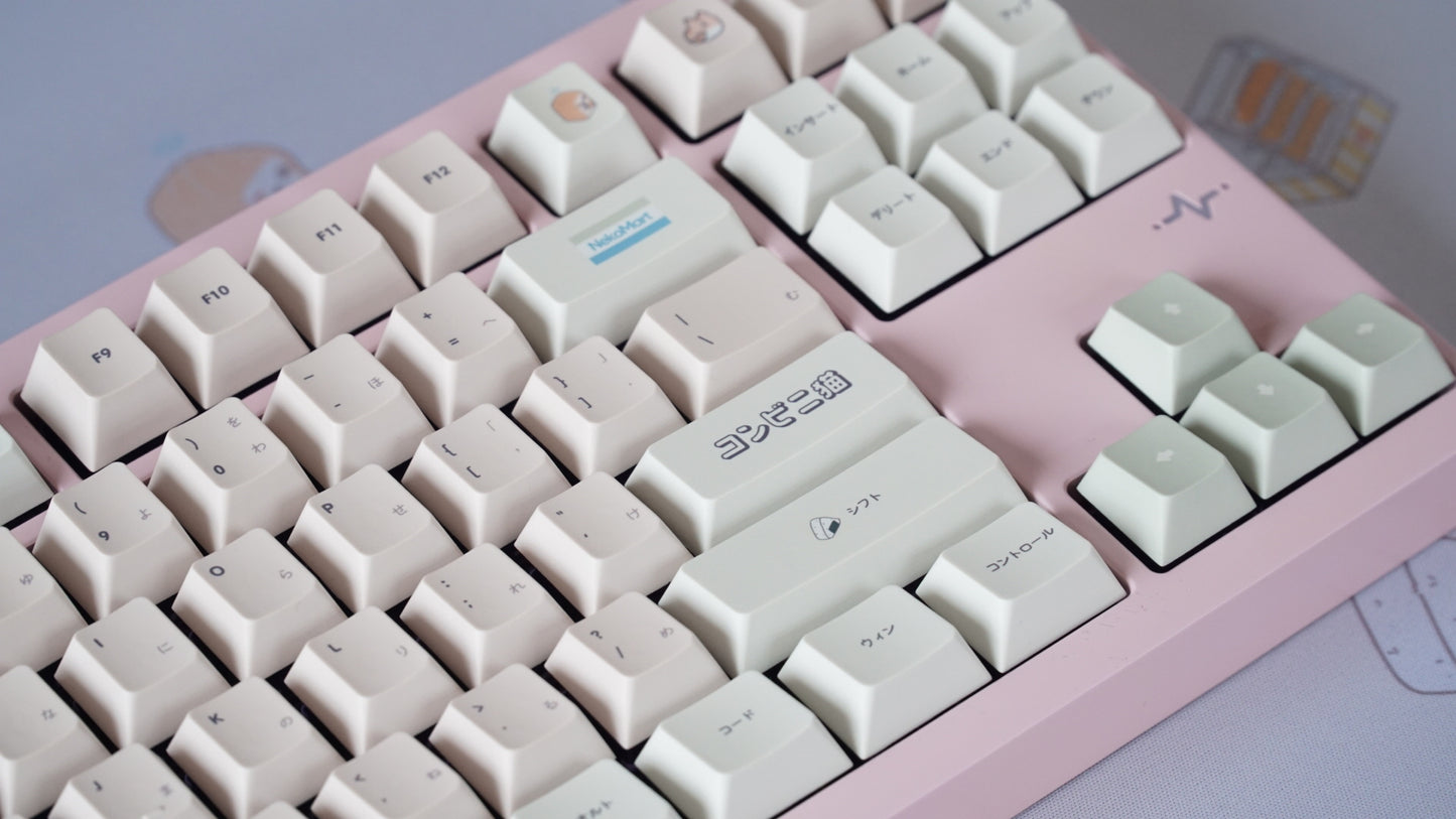 [P.O open] konbini kats keycaps