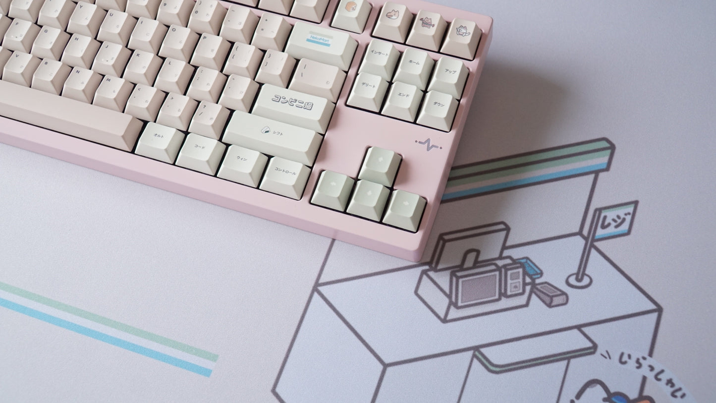 [P.O open] konbini kats keycaps