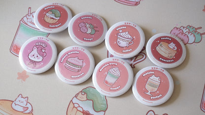 fox treats mystery can badges