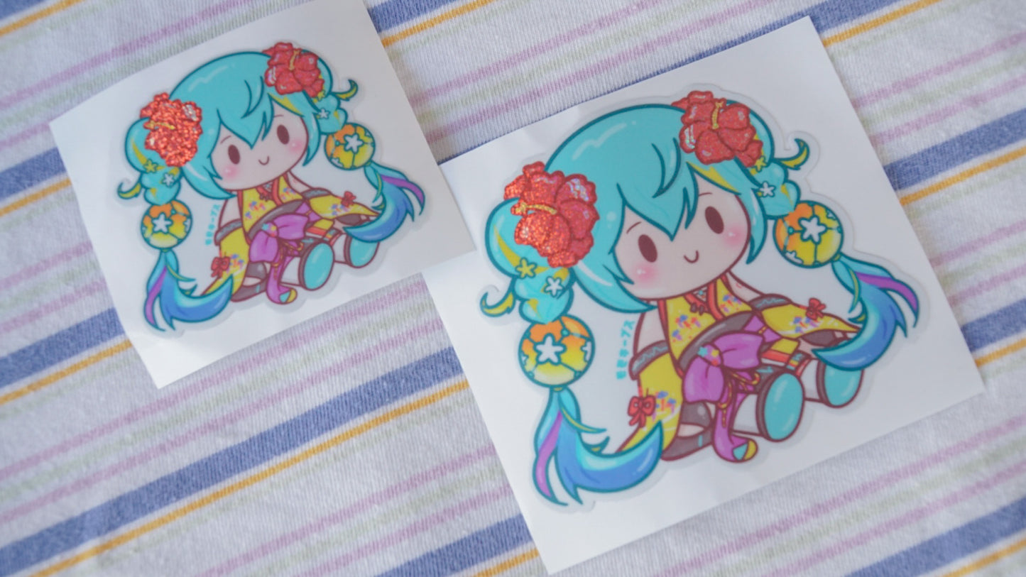 hatsune miku stickers (okinawa ver.)