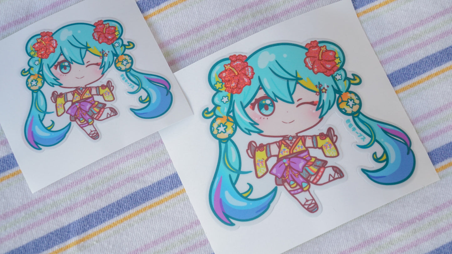 hatsune miku stickers (okinawa ver.)