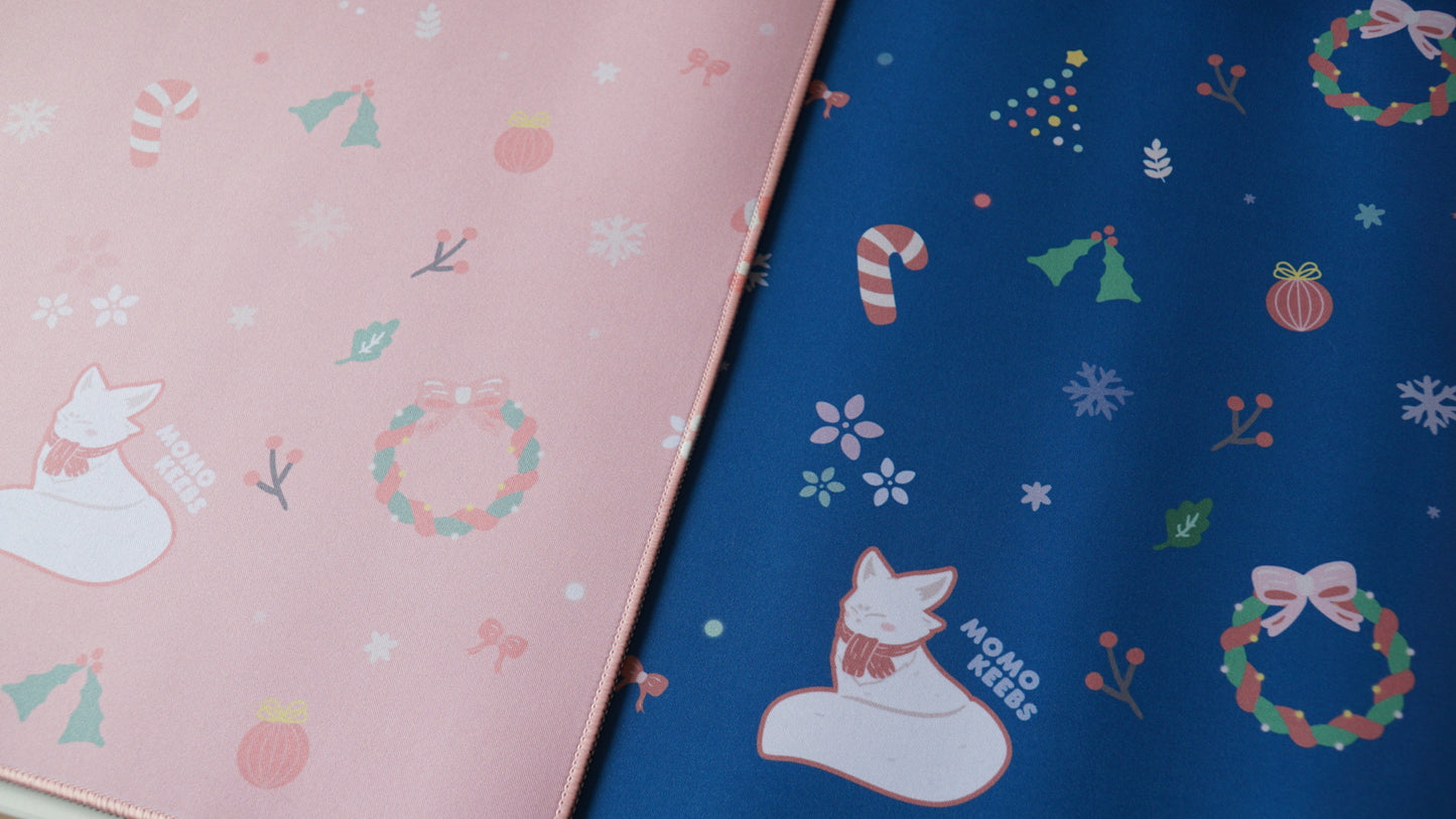 winter pattern deskmats