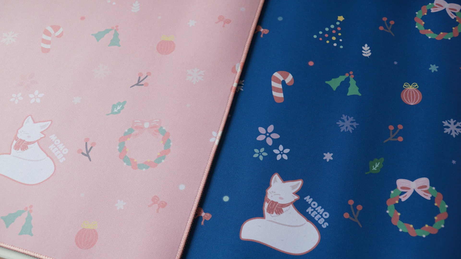 winter pattern deskmats