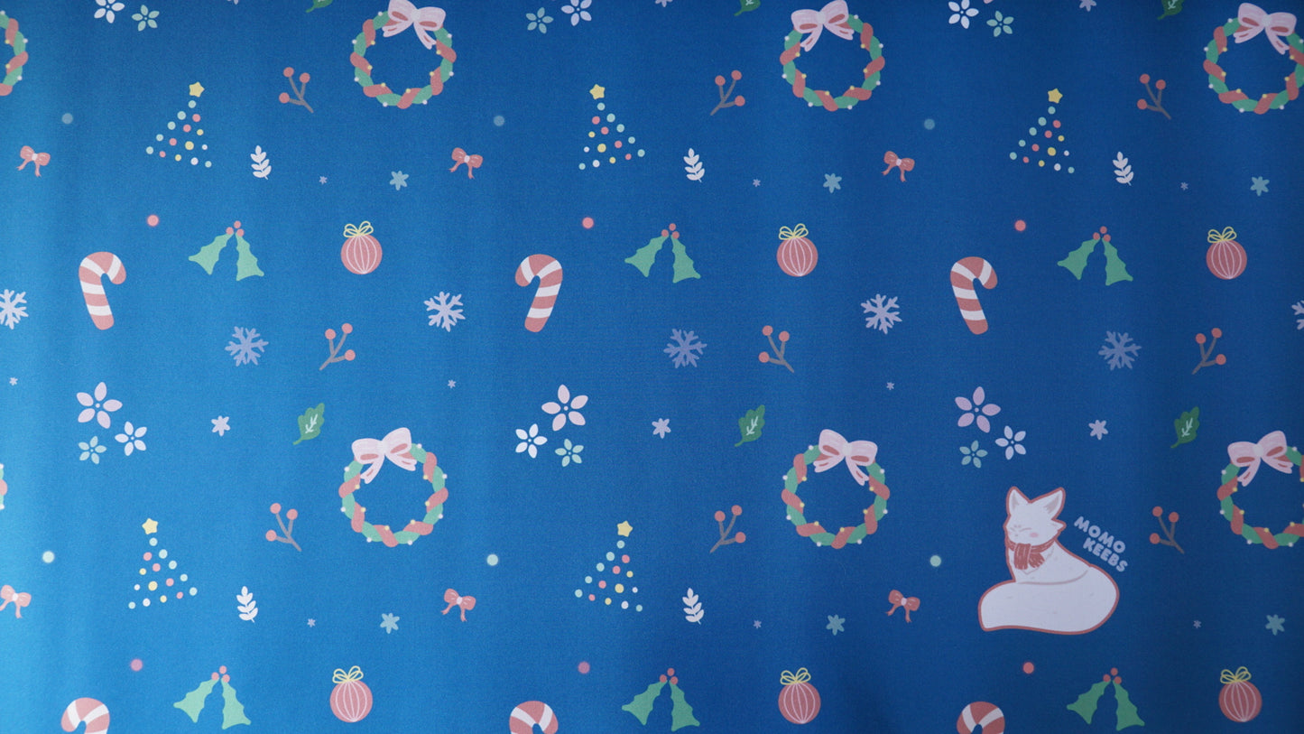 winter pattern deskmats