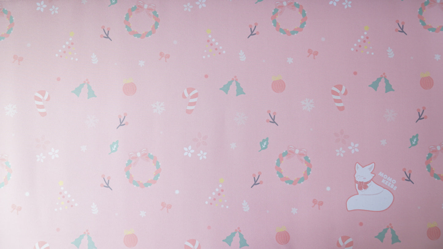 winter pattern deskmats