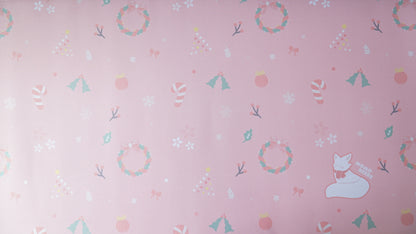 winter pattern deskmats