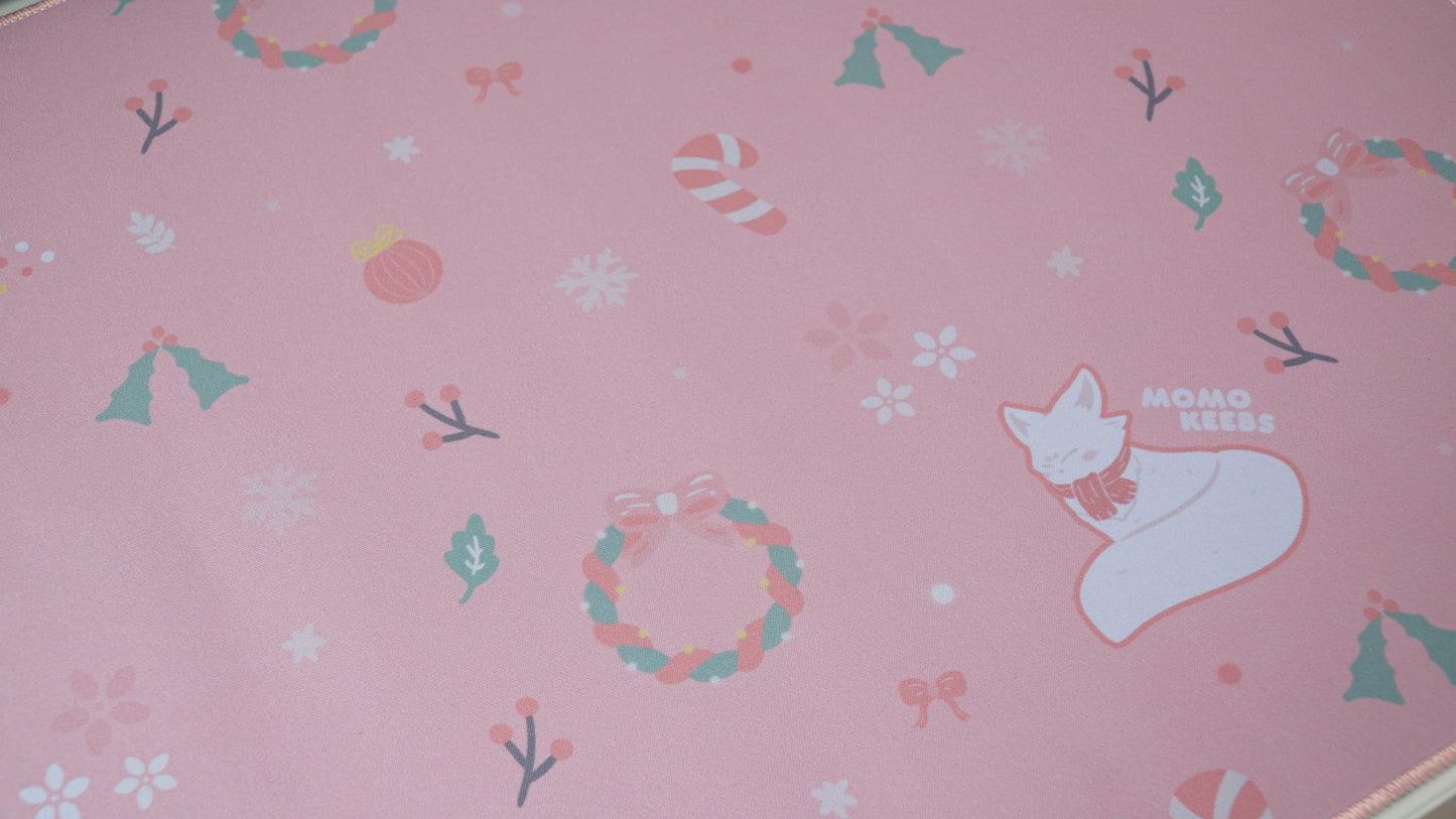 winter pattern deskmats