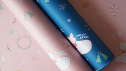 winter pattern deskmats