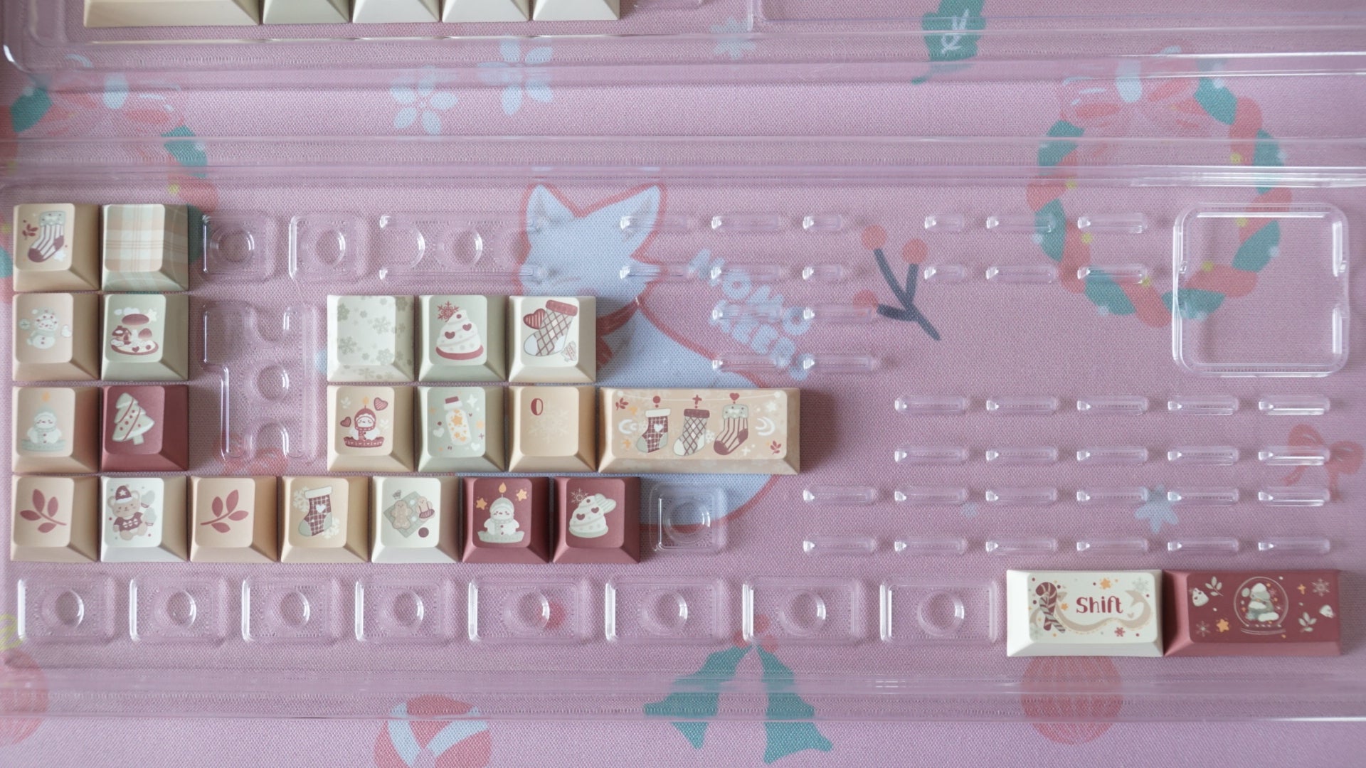 warm winter keycaps