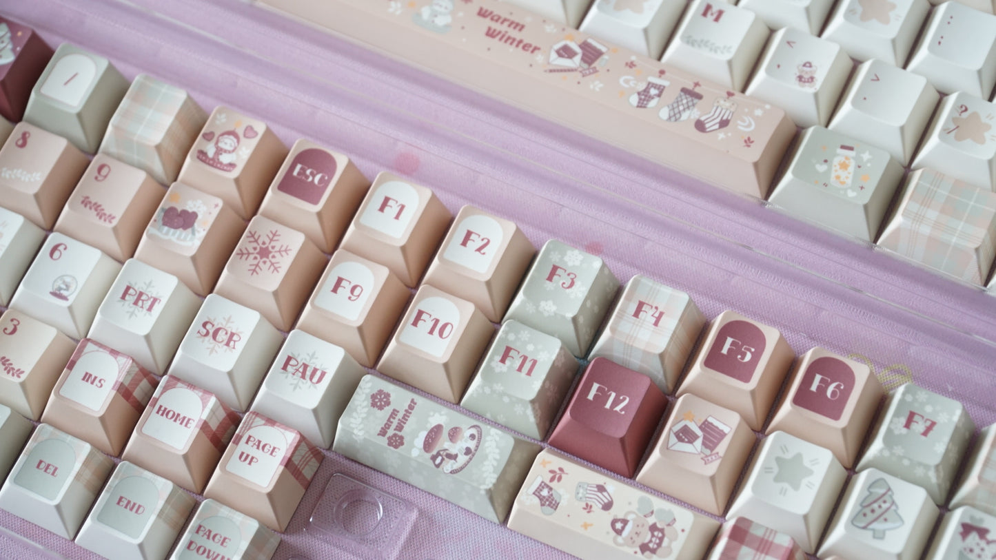 warm winter keycaps