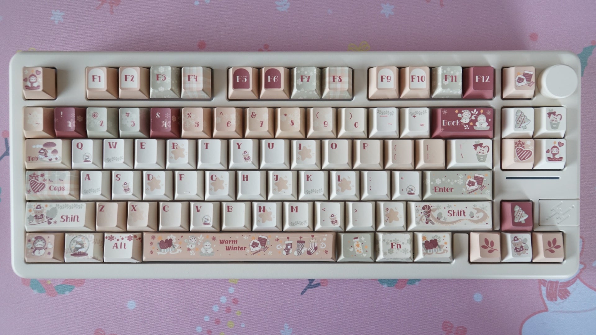 warm winter keycaps