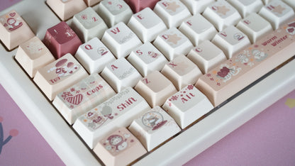 warm winter keycaps