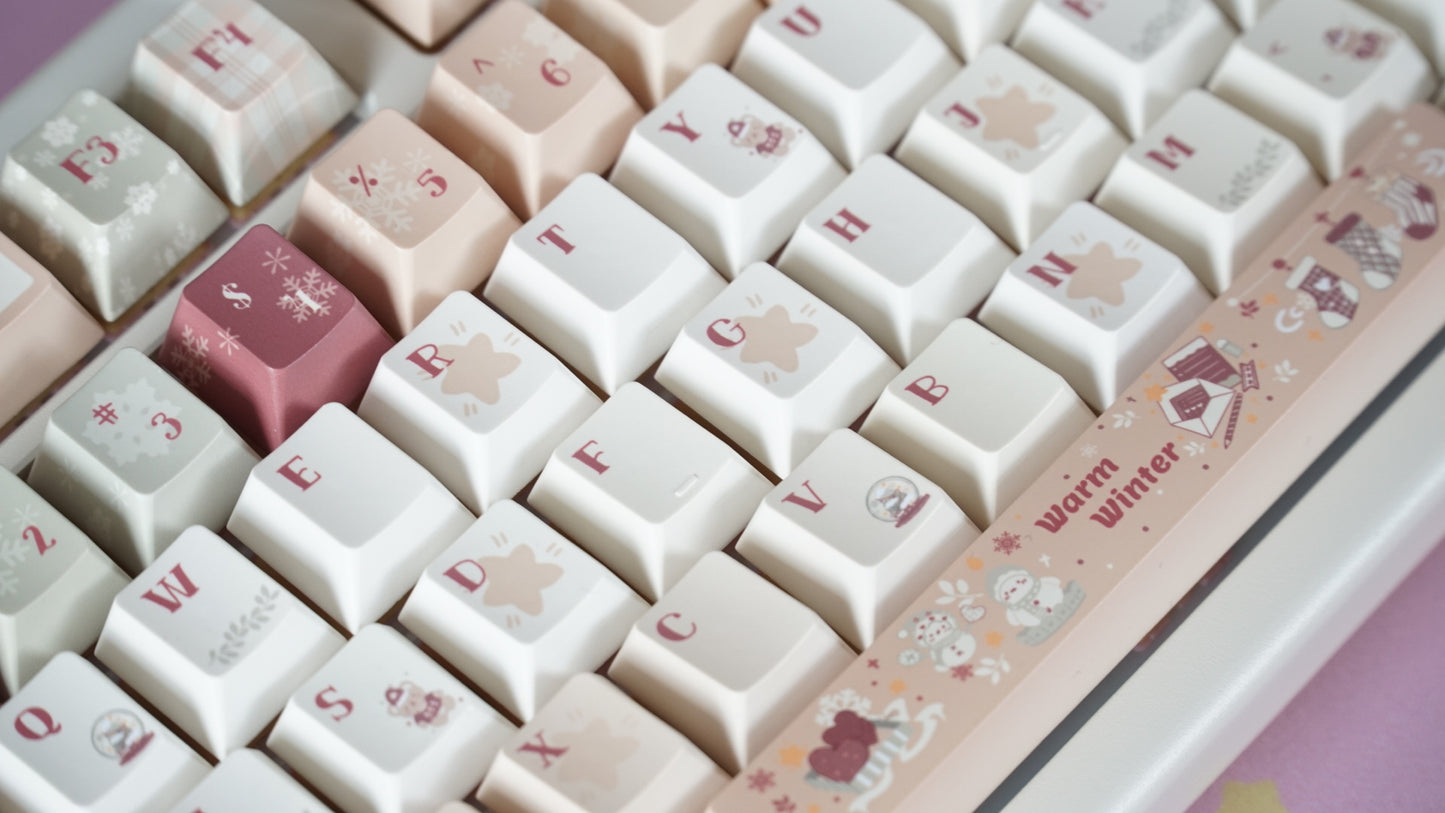 warm winter keycaps