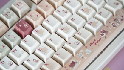 warm winter keycaps