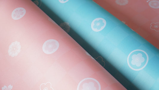 pastel monogram deskmats