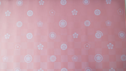 pastel monogram deskmats