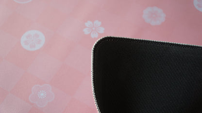 pastel monogram deskmats