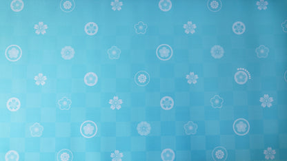 pastel monogram deskmats