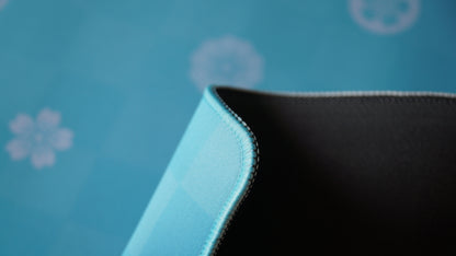 pastel monogram deskmats