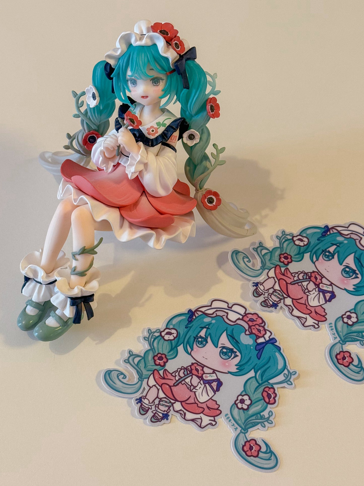 flower fairy anemone miku sticker