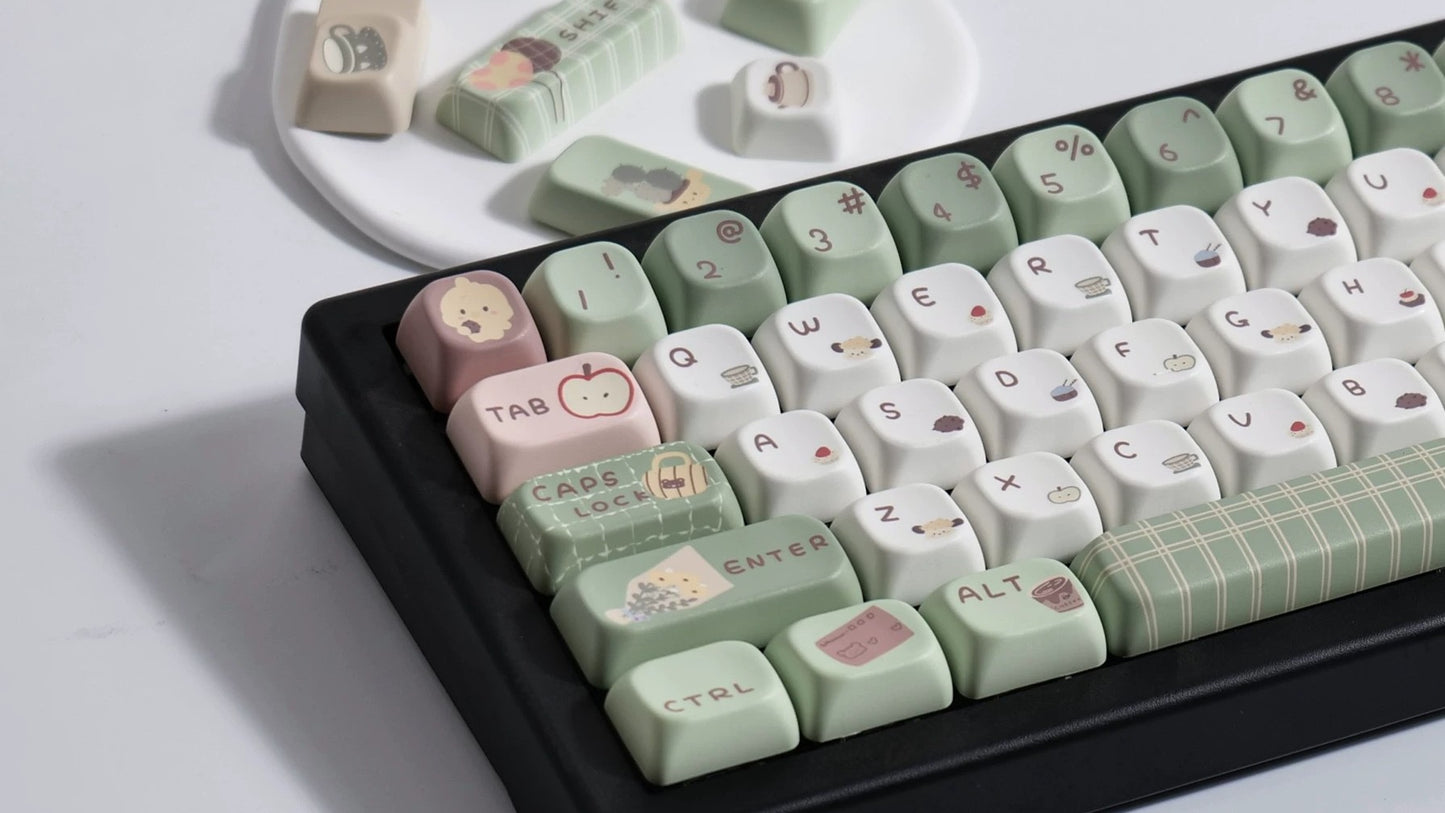forest tea keycaps