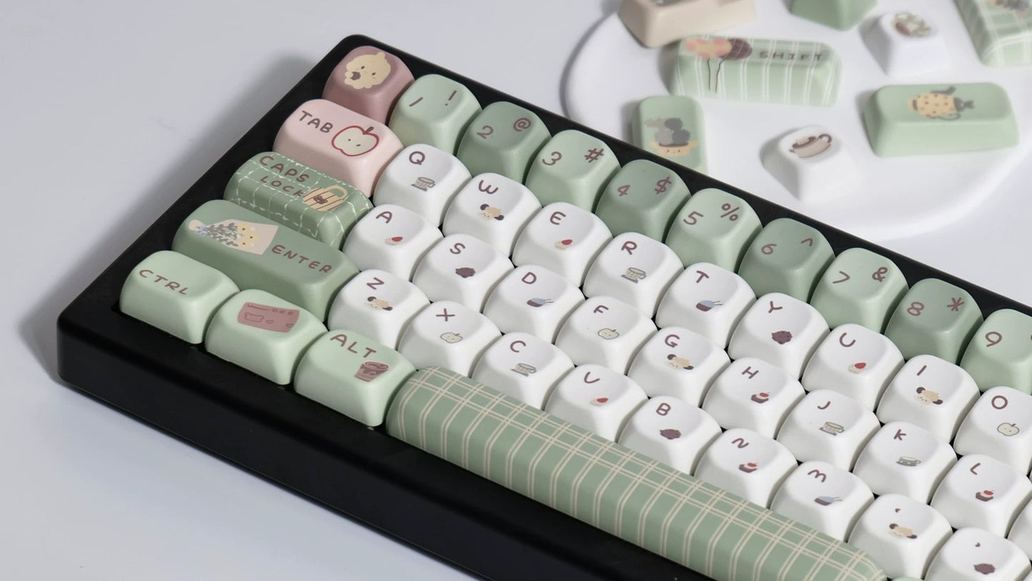 forest tea keycaps