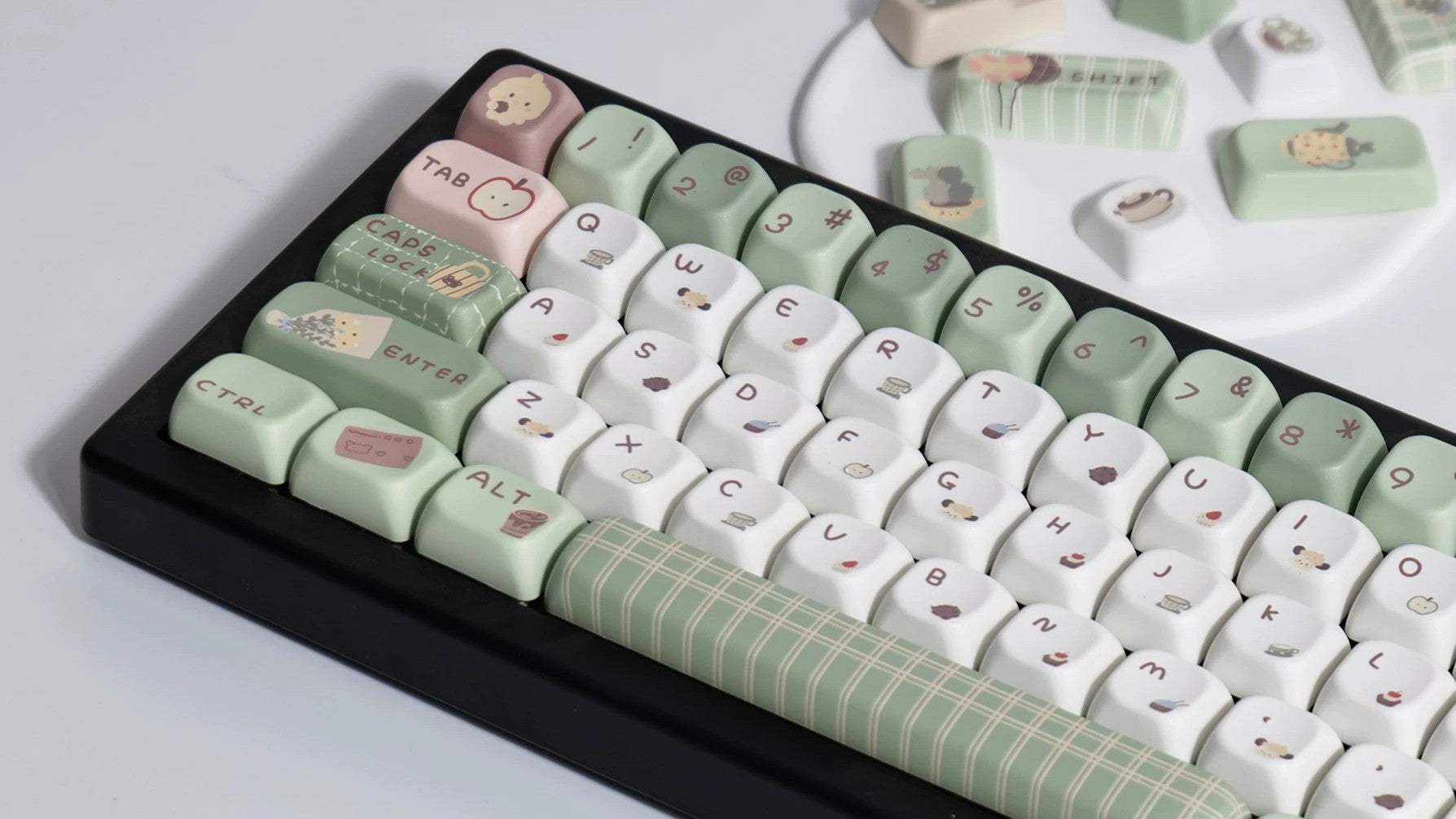 forest tea keycaps