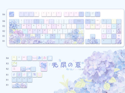 hydrangea keycaps