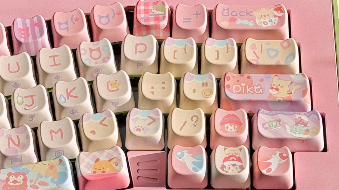 kawaii pokemon keycaps