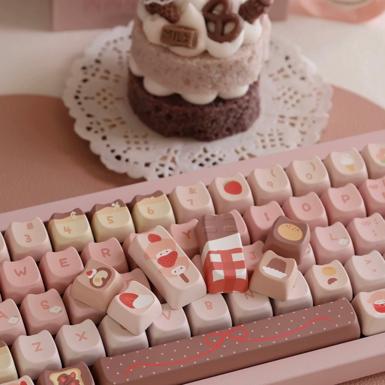 strawberry shortcake keycaps
