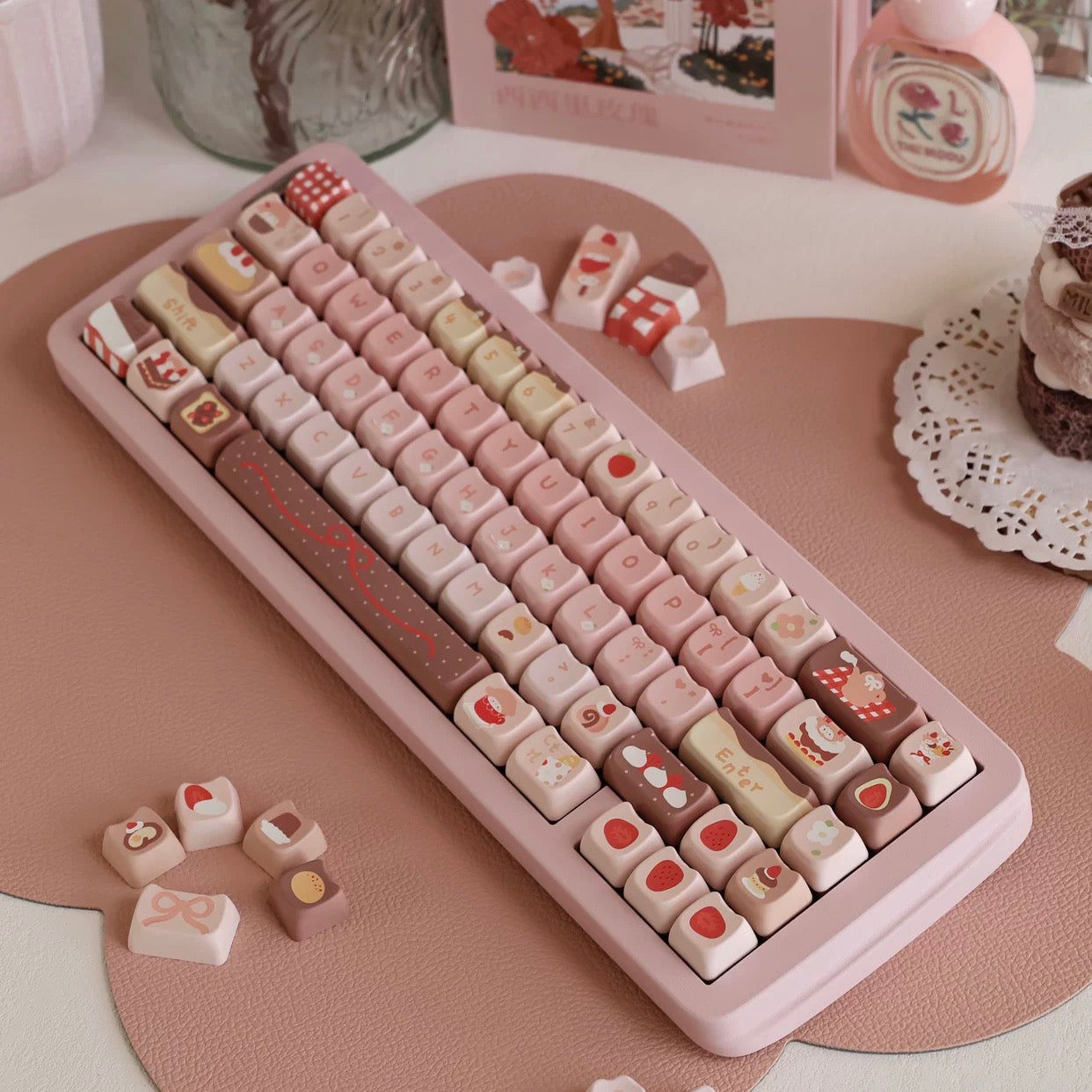 strawberry shortcake keycaps