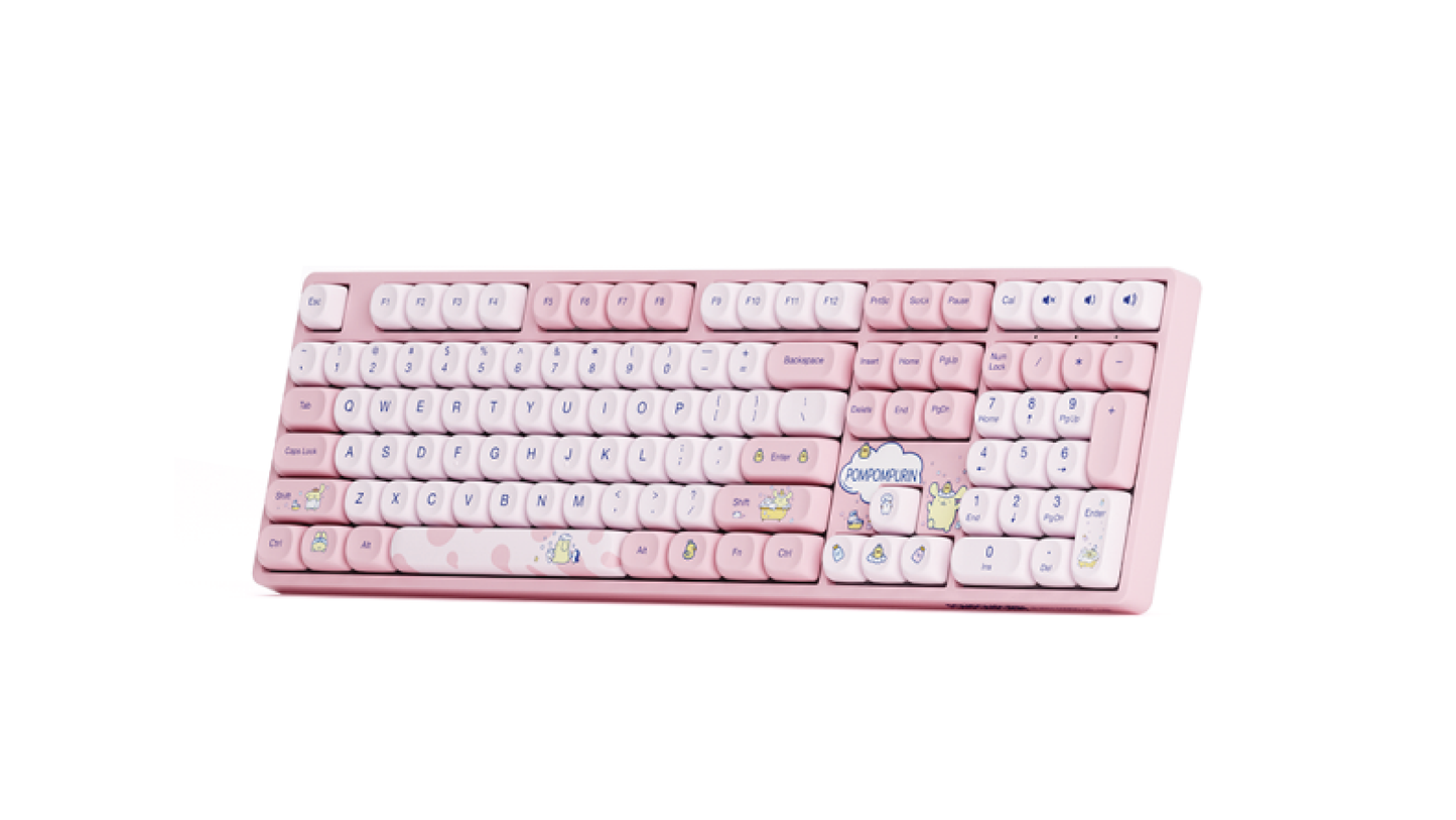 Akko pompompurin 5108B plus, pink (tri-mode)