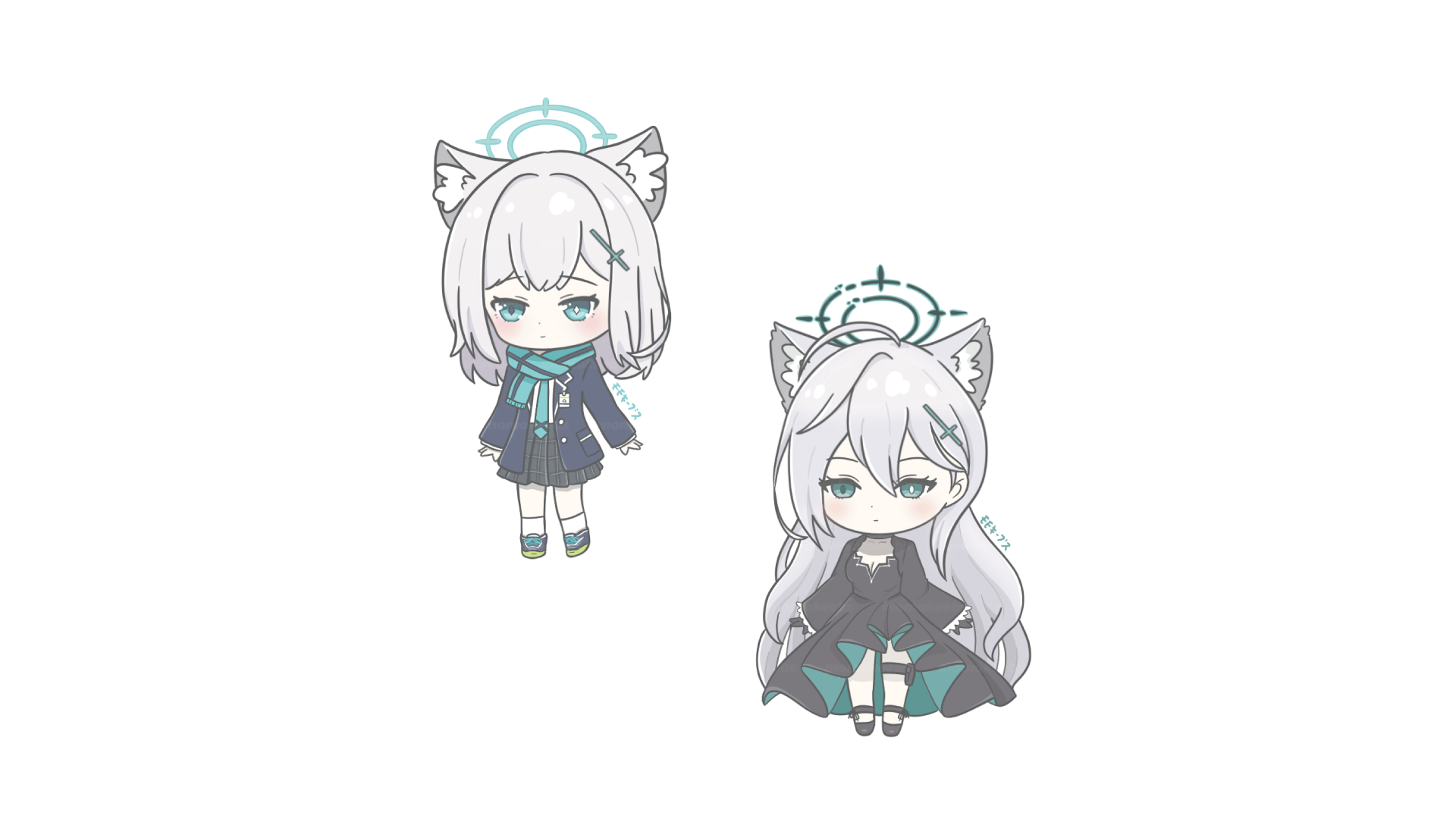shiroko blue archive stickers