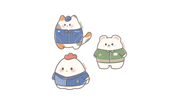 konbini mascots stickers
