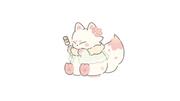hanami keebtsune sticker