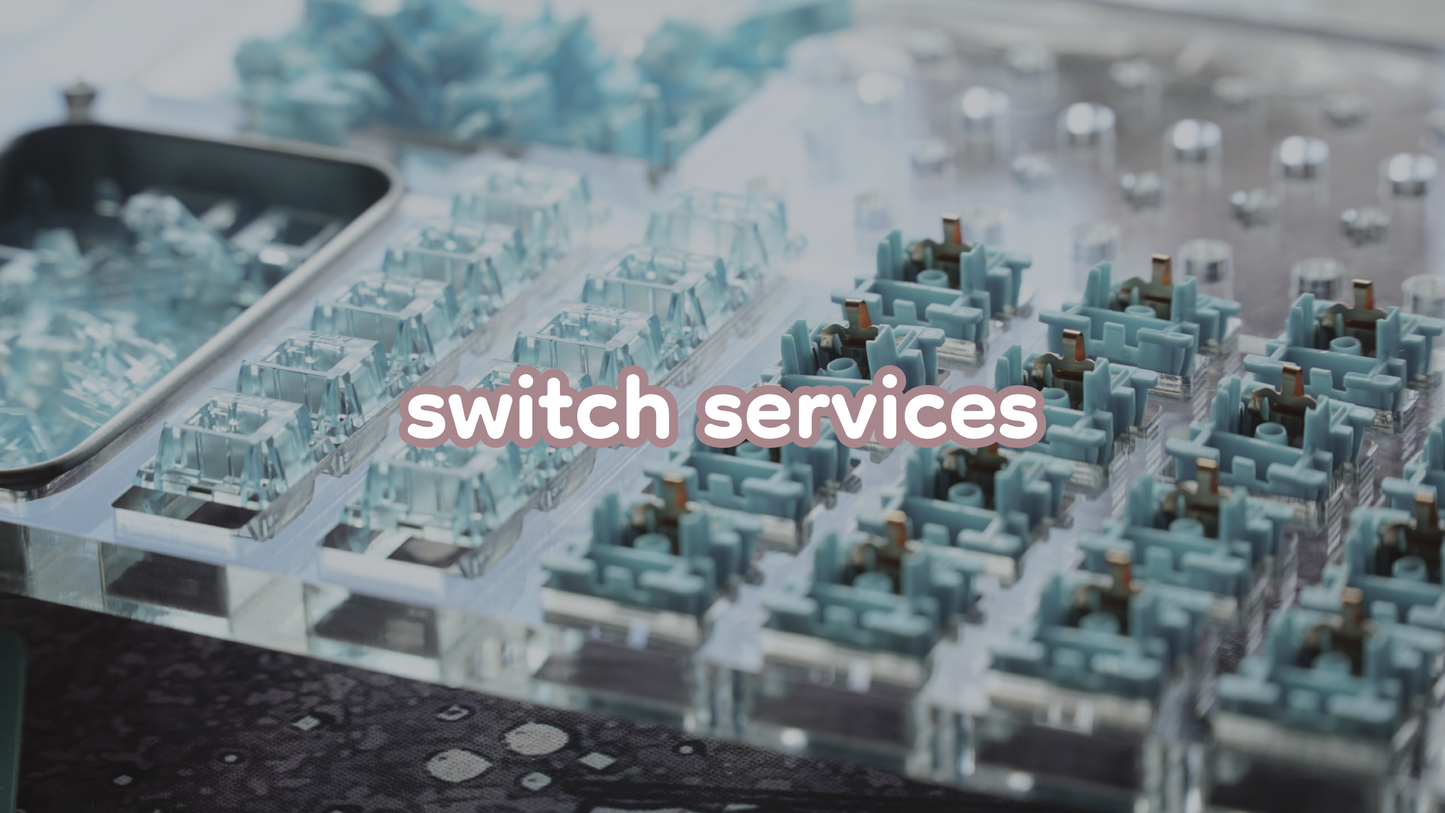 switch add-on services (for customized keyboards product / own board)