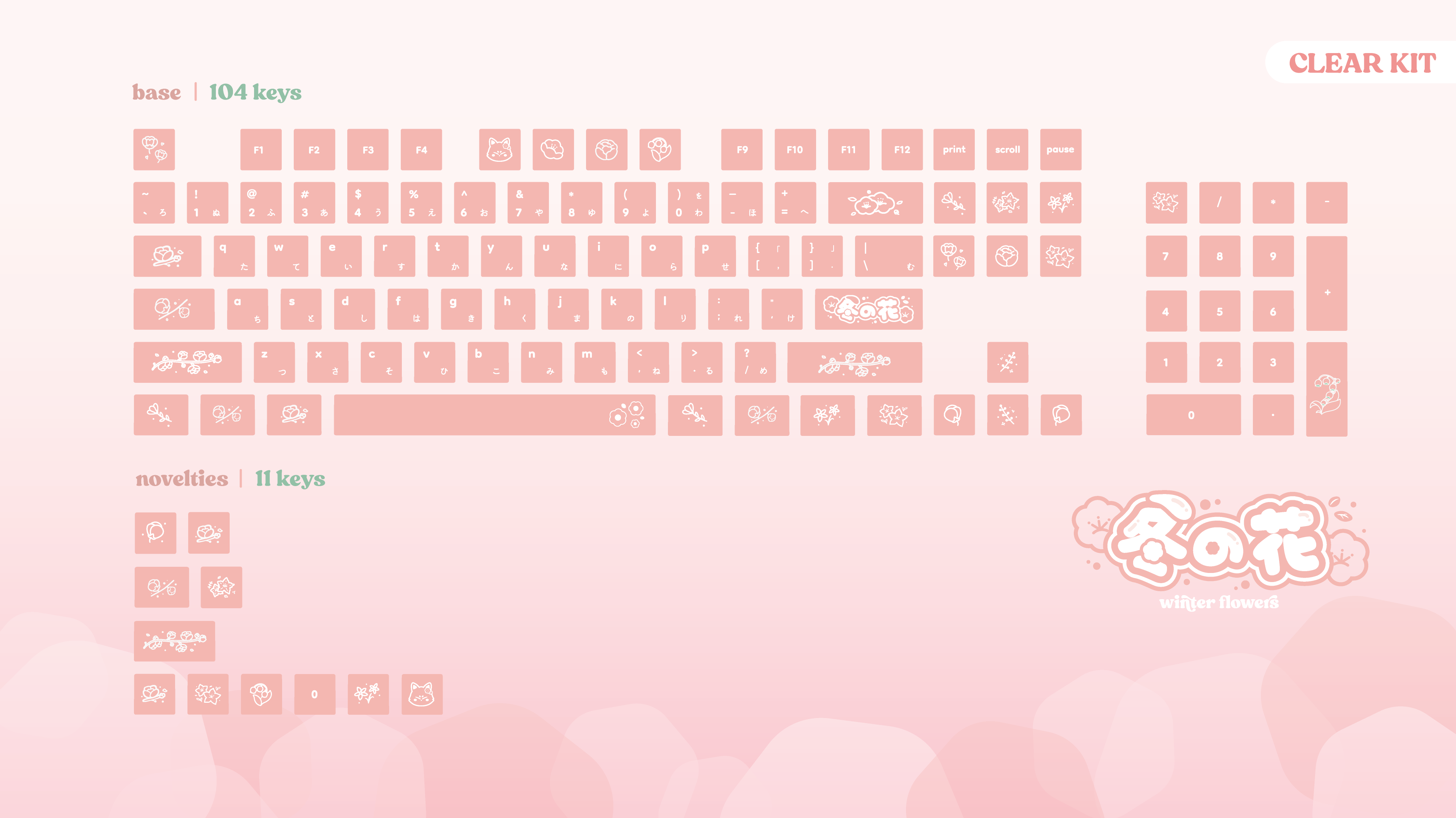 fuyu no hana keycaps