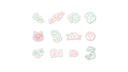 fuyu no hana sticker pack