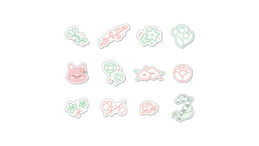 fuyu no hana sticker pack
