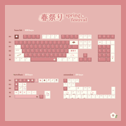 haru matsuri keycaps (pre-order)