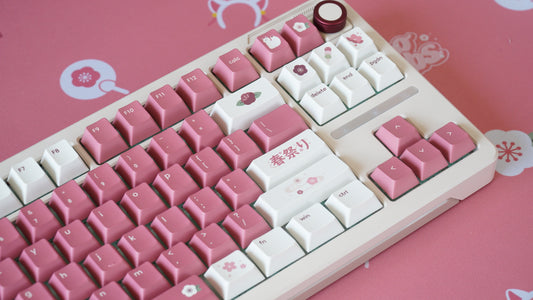 haru matsuri B87 keyboard build