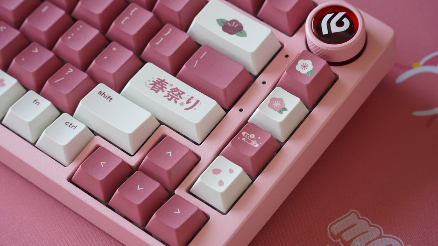 haru matsuri Hi75 keyboard build