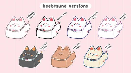 mini keebtsune ver. stickers