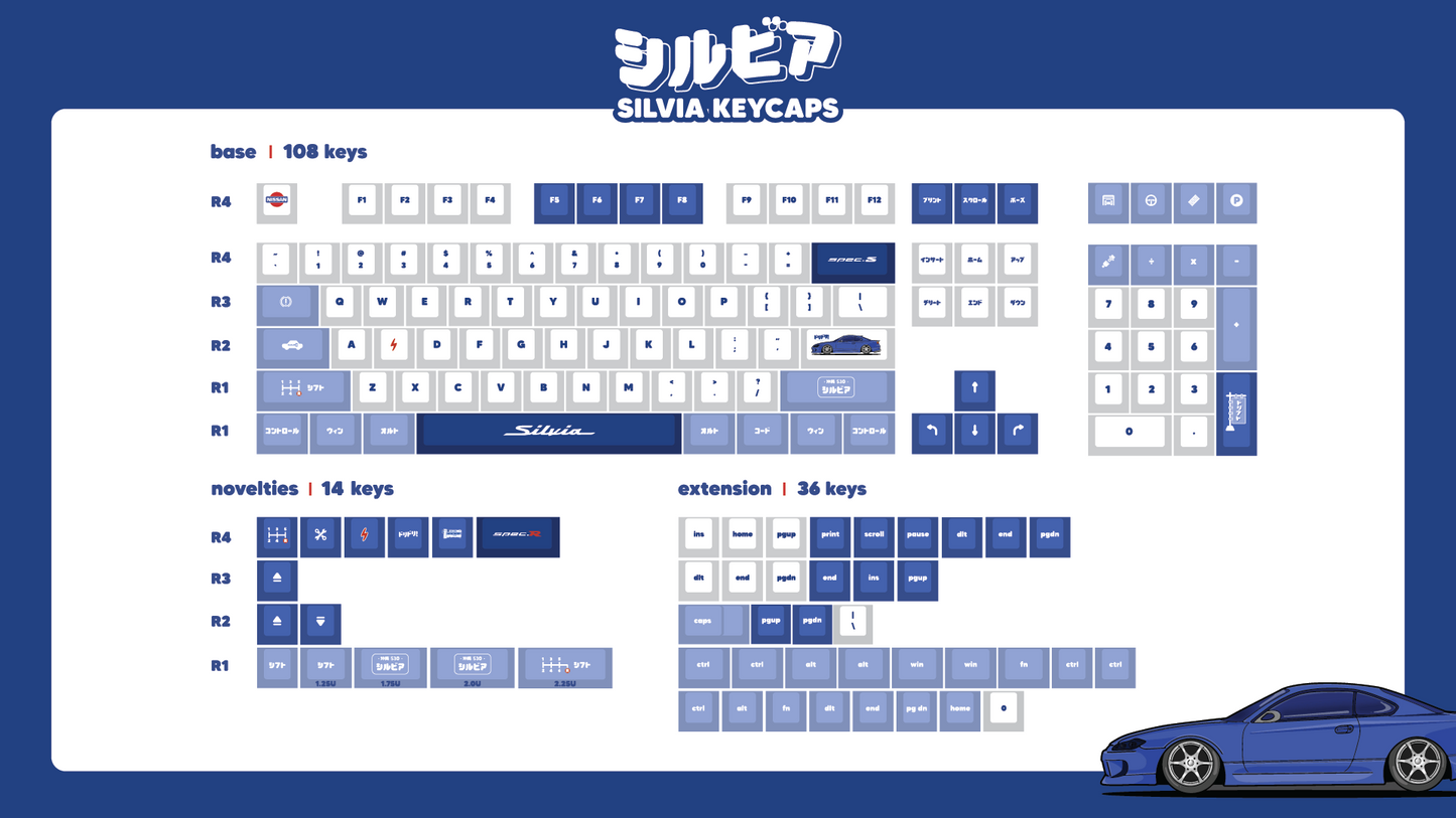 S15 silvia keycaps